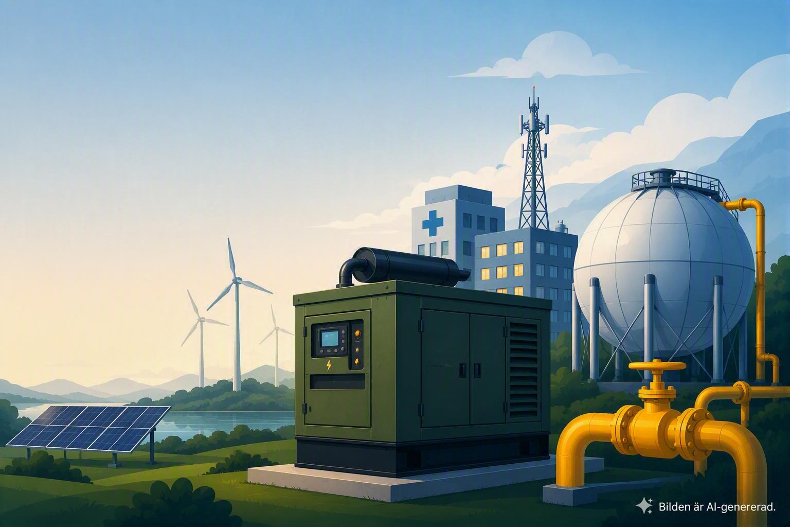 Energimyndigheten: Energiberedskapsklivet –Reservkraft gasförsörjning