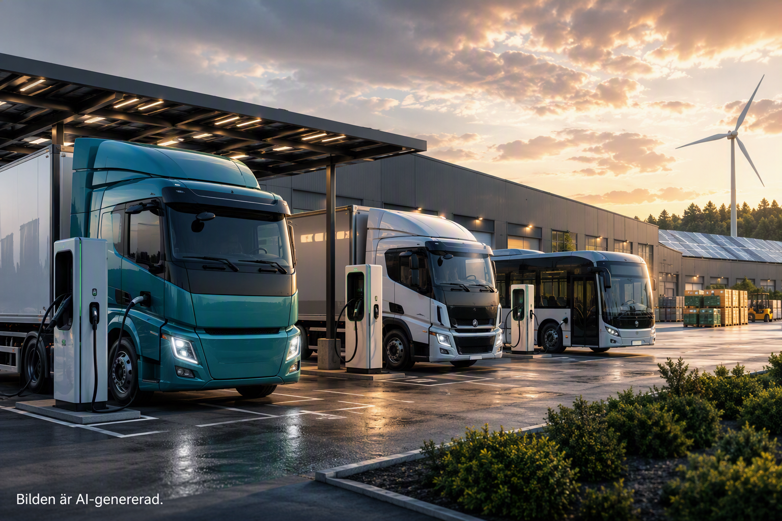 Energimyndigheten: Etablera verksamhetsnära laddinfrastruktur för lastbilar och bussar