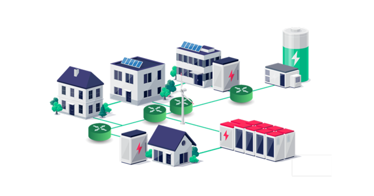 Illustration som visar hur EnergyNet fungerar.