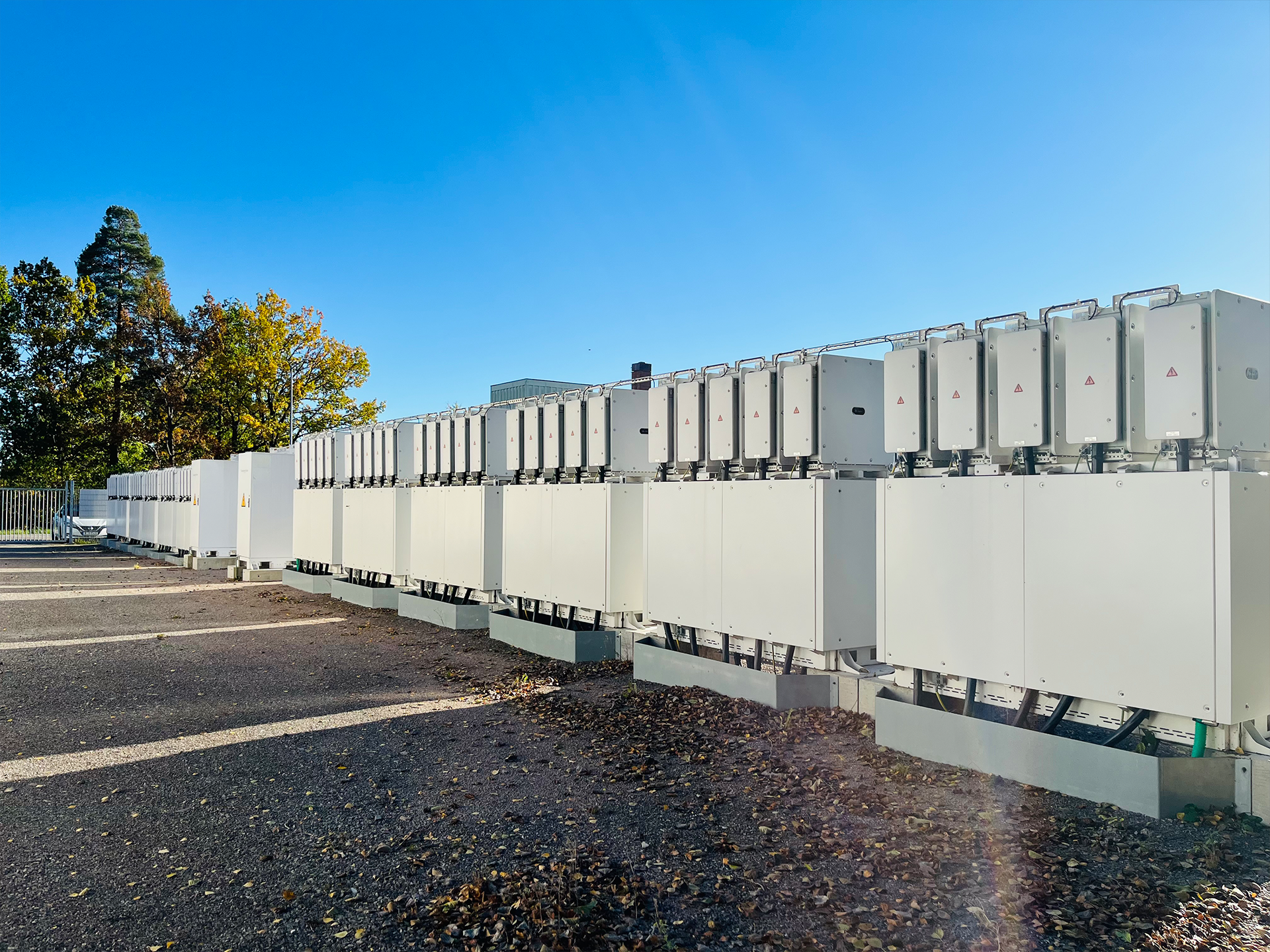 Batterier.
