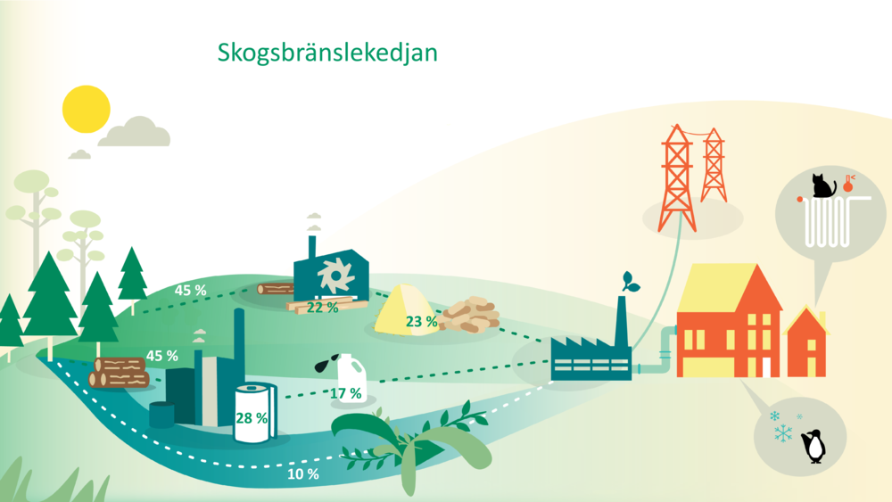 Skogsbränslekedjan