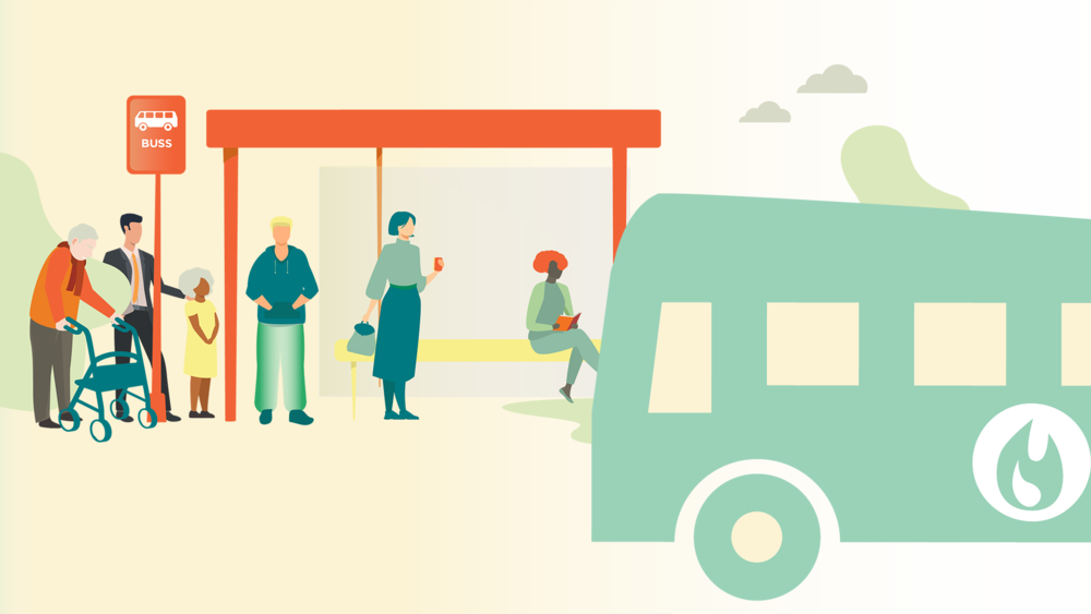 Biogasbussar i kollektivtrafiken