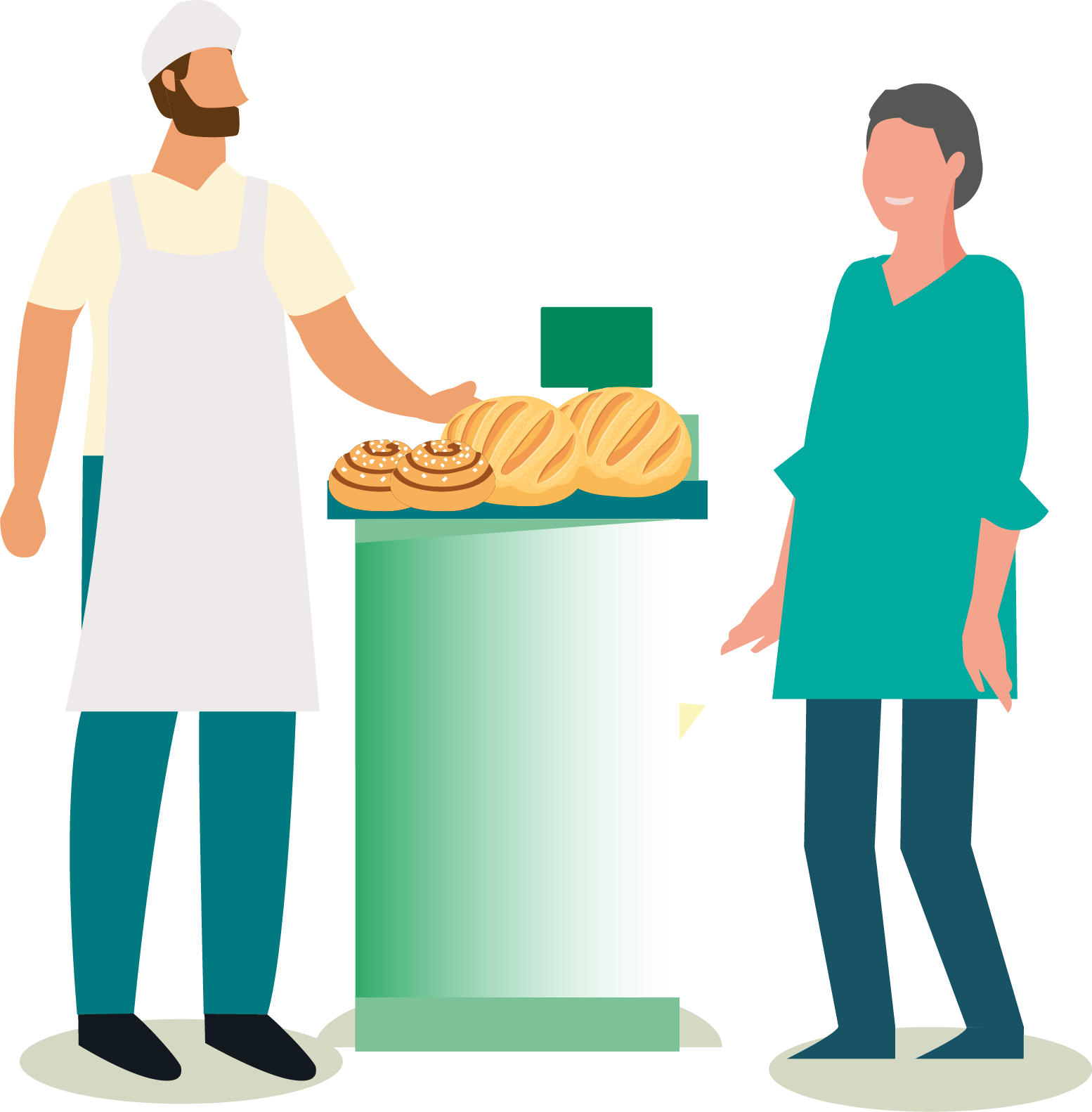 Illustration bageri.