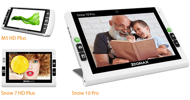 Bild von M5 HD Plus, Snow 7 HD Plus und Snow 10 Pro.
