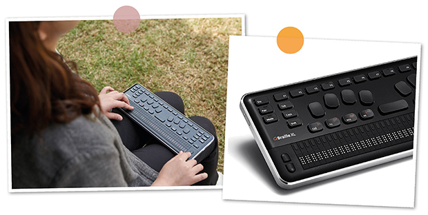 QBraille XL hjälper gravt synskadade och blinda till en självständigare vardag.