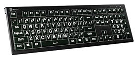 Tastatur sw/w.