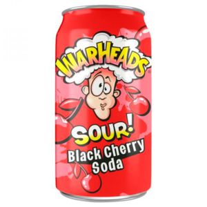 Warheads Sour Soda Black Cherry 355ml