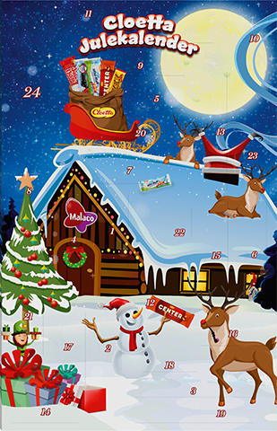 Cloetta Favorit Kalender 390g