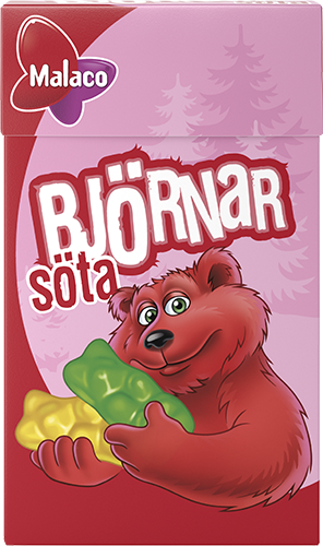 Söta Björnar ask 5st x 32g