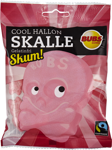 3st - Bubs Cool Hallonskalle skum 90g