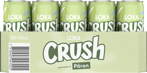 Loka Crush Päron 33 cl x 20 st