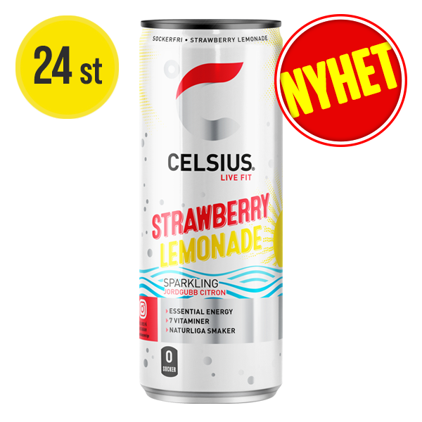Celsius Strawberry Lemonade 24st x 355ml