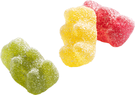 Sour Guldbamsar - 2,2 kg