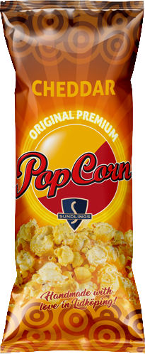 Sundlings Popcorn Cheddar 24st 100g