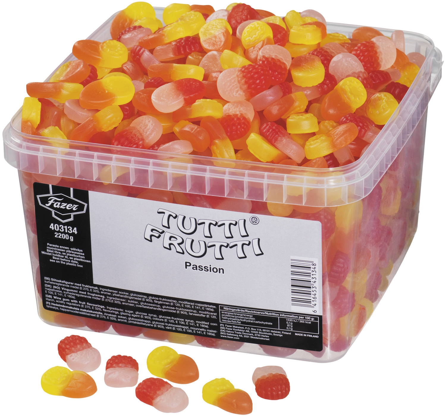 Tutti Frutti Passion - 2,2 kg