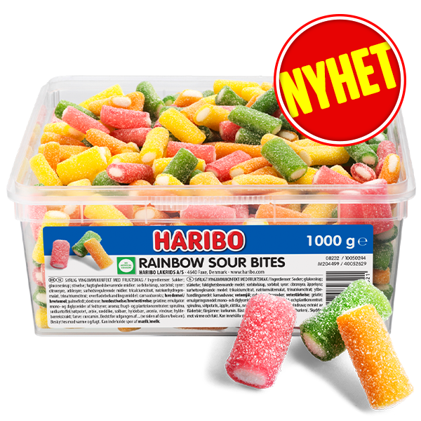 HARIBO Rainbow Sour Bites 1kg