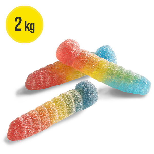 HARIBO Rainbow Worms Sour 2kg
