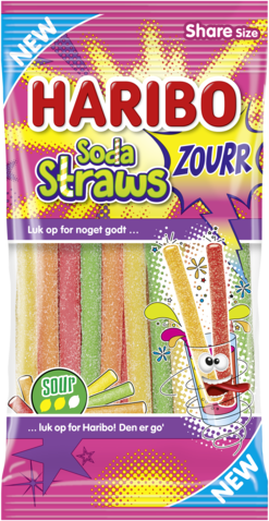 HARIBO Soda Straws Zourr 90g