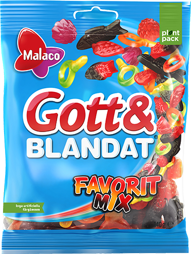 GOTT & BLANDAT FAVORITMIX 140 G