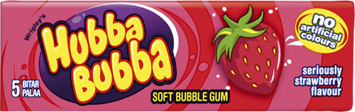 HUBBA BUBBA STRAWBERRY – 5 st