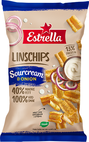 LINSCHIPS SOURCREAM & ONION - 110GR