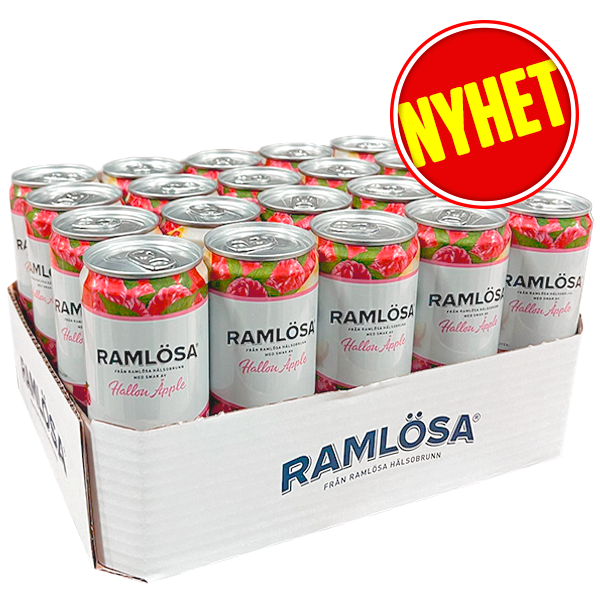 Ramlösa Hallon Äpple 33 cl x 20 st