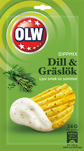 5st - OLW Dippmix Dill & Gräslök 24g