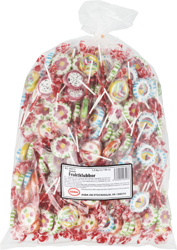 Syrliga Fruktklubbor - 190 st