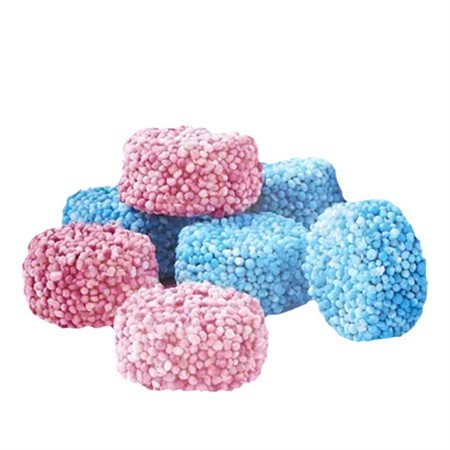 Jelly Buttons 2kg - Rosa & Blå knappar
