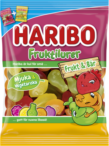 Haribo Fruktilurer Frukt & Bär 80g