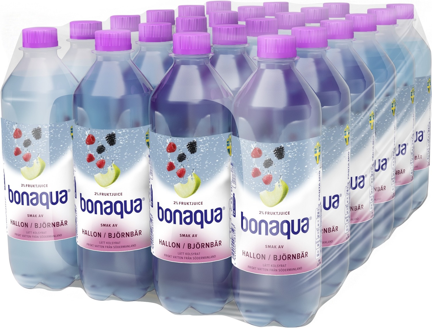 Bonaqua Hallon Björnbär 50cl x 24st