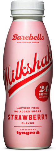 Barebells Milkshake Jordgubb 33cl x 8st