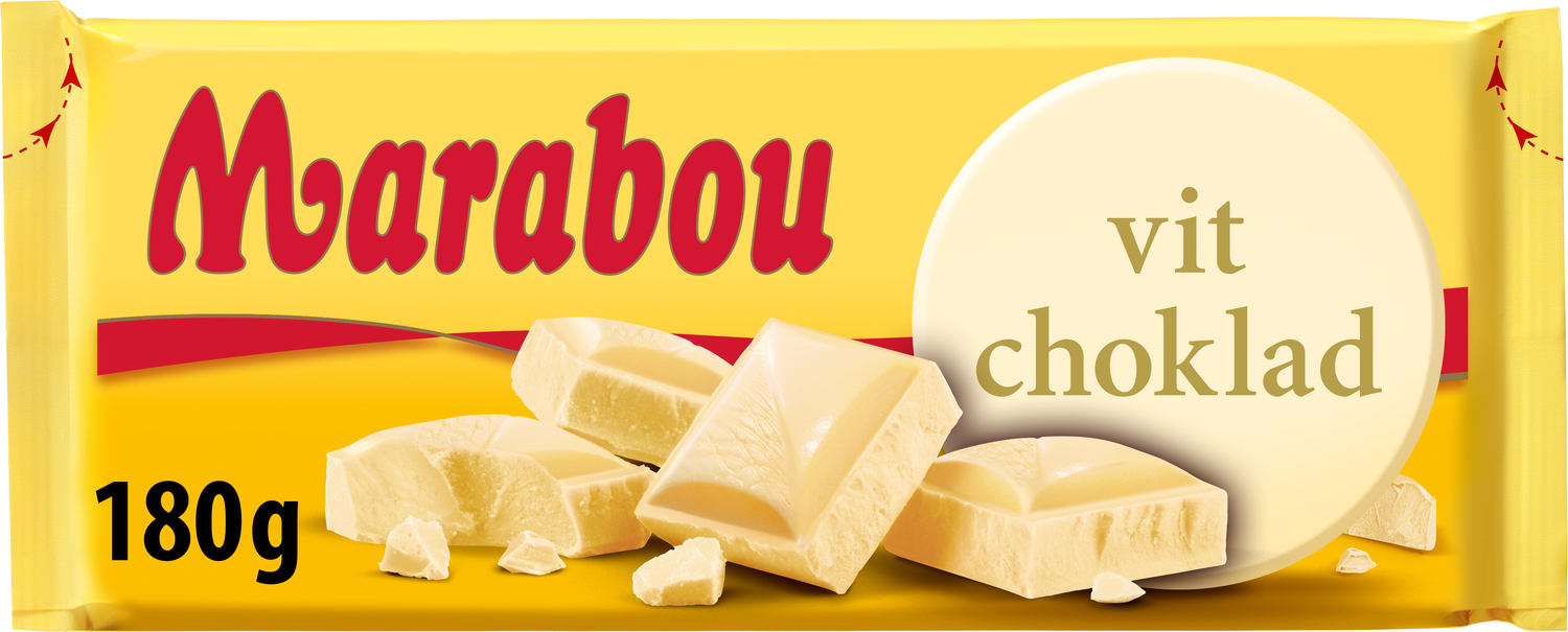 Marabou Vit Choklad 180g