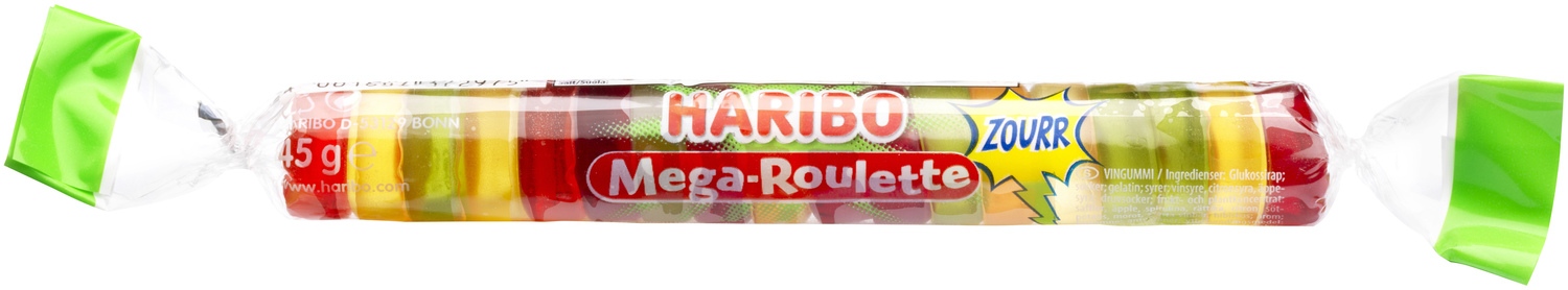 MEGA ROULETTE SOUR 45 g – 5 st