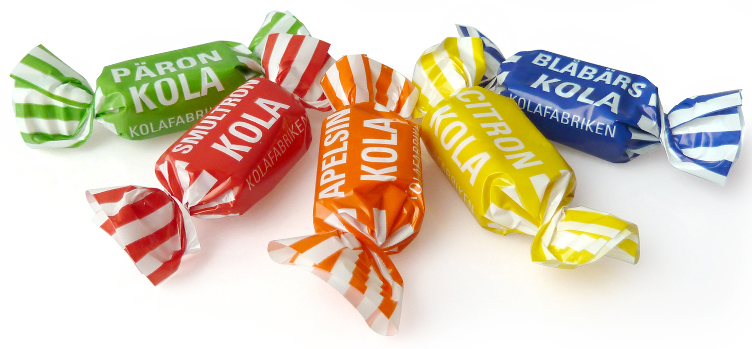 Kolafabrikens Fruktkolamix - 4 kg