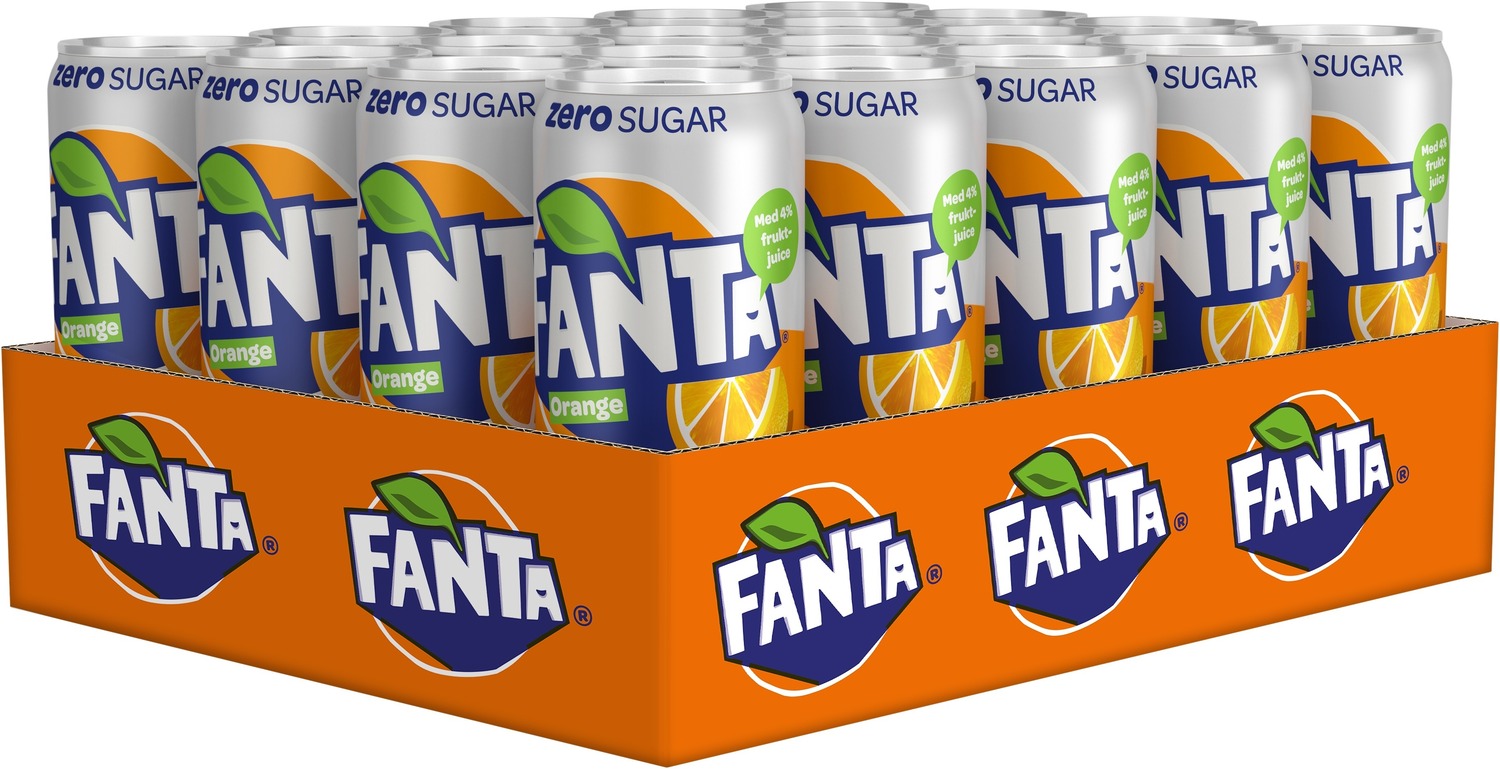 Fanta Orange Zero 33 cl x 20 st