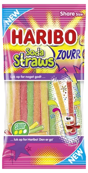 HARIBO Soda Straws Zourr 90g