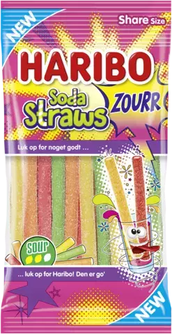 HARIBO Soda Straws Zourr 90g