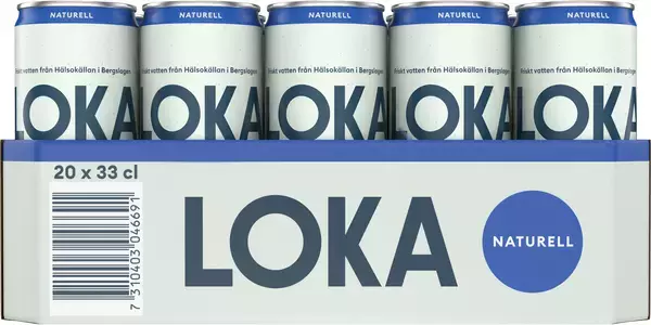 Loka Naturell 20st x 33cl