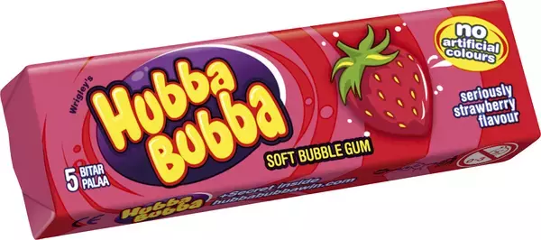 HUBBA BUBBA STRAWBERRY – 5 st