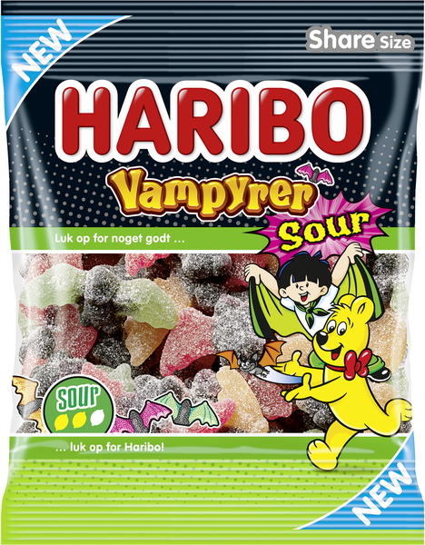 Haribo Sour Vampyrer 120g
