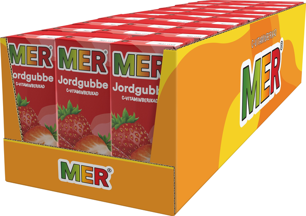 MER Jordgubb 20 cl Brik - 30 st