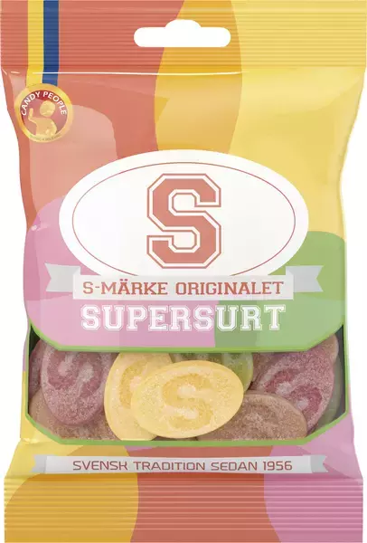 3st - S-Märke Supersurt 80g