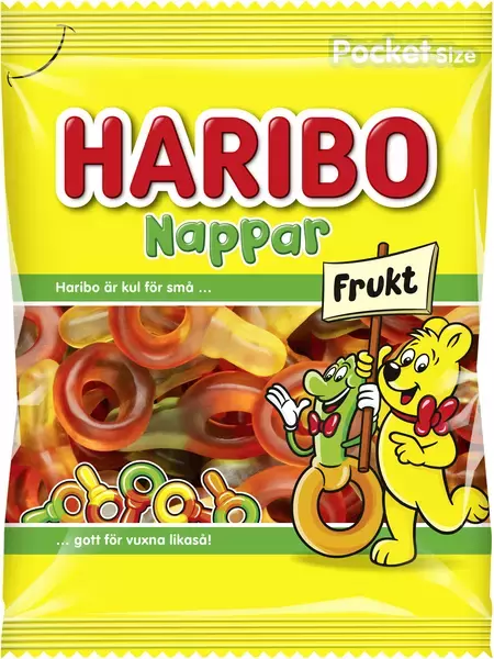 5st - Fruktnappar 80g