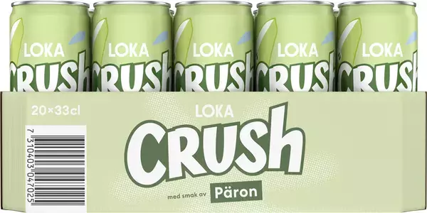 Loka Crush Päron 33 cl x 20 st