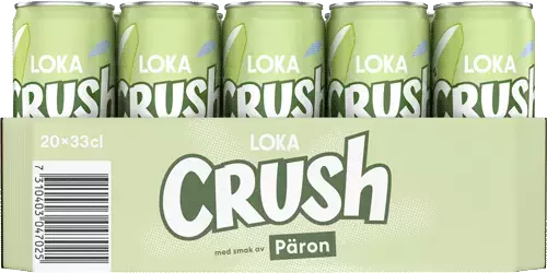 Loka Crush Päron 33 cl x 20 st