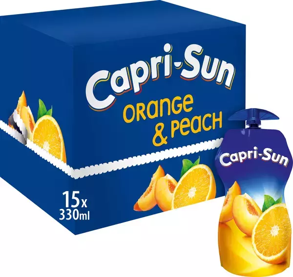 Capri-Sun 33cl Orange & Peach - 15 st