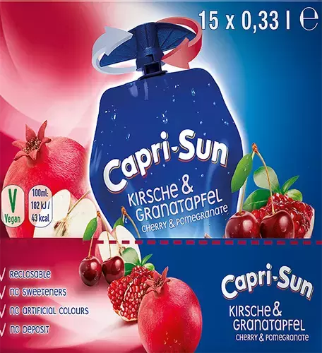 Capri-Sun 33cl Körsbär & Granat. - 15st