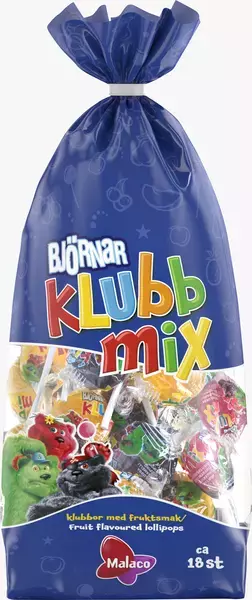 Björnar Klubbmix påse 200G