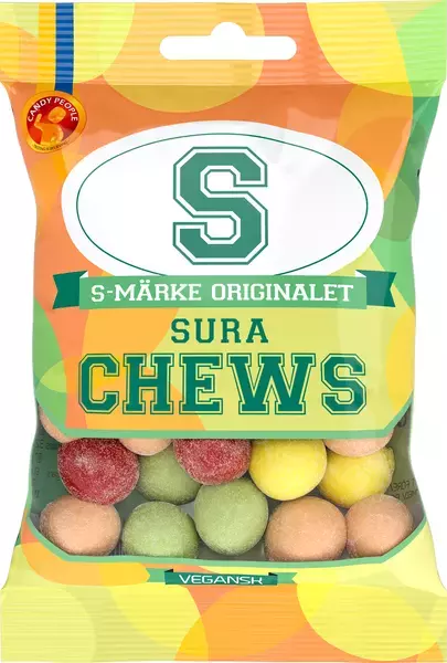 3st - S-Märke Chews Sura 70g